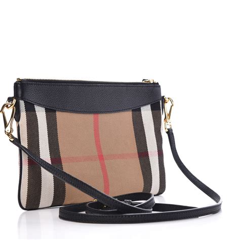 burberry housecheck derby peyton crossbody|BURBERRY House Check Derby Peyton Crossbody Clutch Bag .